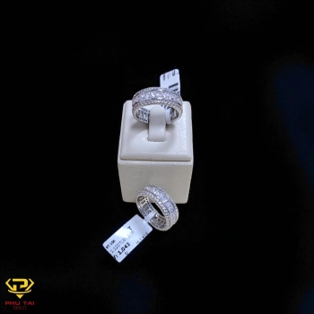 Nhẫn nữ vàng trắng (mã NN 2179)